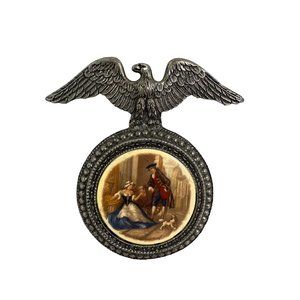 Vintage "Cries Of London-Sweet Oranges" Bald Eagle Tile Trivet